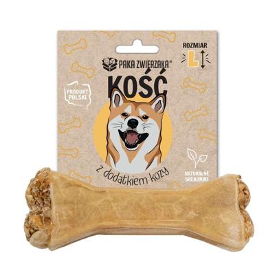 PAKA ZWIERZAKA Bone with goat L 13,5 cm- traktatie voor hond - 70g