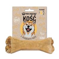 PAKA ZWIERZAKA Bone with goat L 13,5 cm- traktatie voor hond - 70g - thumbnail