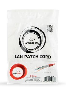 S/FTP Cat6A patchkabel LSZH, rood 10 meter S/FTP Cat6A patchkabel LSZH, rood 10 meter