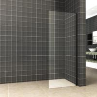 Xellanz zijwand tbv schuifbare nisdeur mat-zwart 80 cm 8 mm Nano - thumbnail