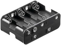 Goobay 12460 Batterijhouder Aantal cellen: 10 AA (penlite) Drukknopaansluiting (l x b x h) 77 x 60 x 32 mm - thumbnail