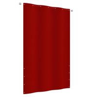 VidaXL Balkonscherm 140x240 cm oxford stof rood - thumbnail