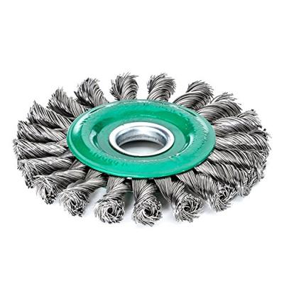Lessmann Ronde borstel | gat d. 125 mm draaddikte 0,5 mm | RVS 14 mm | 12.500 omw/min | 1 stuk - 473811 473811