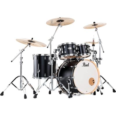 Pearl PMX924XSP/C339 Professional Maple 4-delige shell set Matte Caviar Black