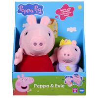 Peppa Pig & Baby Set Pluche 2-delig - thumbnail