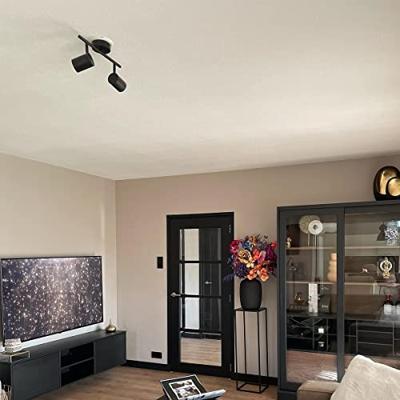 QAZQA Moderne spot zwart 2-lichts kantelbaar - Jeana