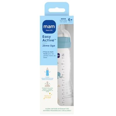 Babyfles - MAM BABY - Easy Active - +6 maanden - 330 ml - X flow speen - Oceaan