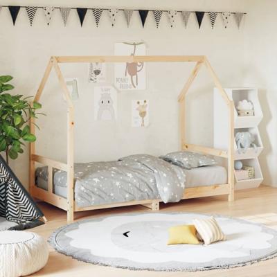 Kinderbedframe 80x160 cm massief grenenhout