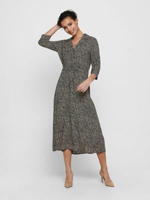 JDY jurk JDYSTAAR met all over print zwart/zand