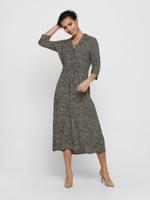 JDY jurk JDYSTAAR met all over print zwart/zand - thumbnail