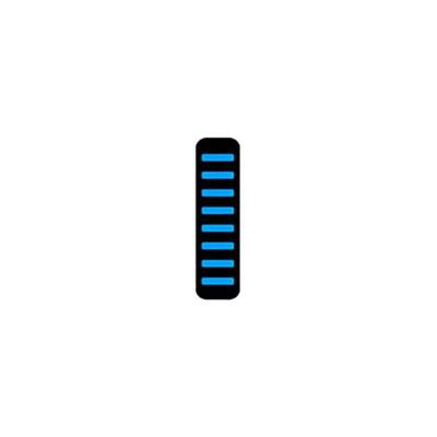 RRP Proguard cable tie - front - sticker - mini - cyan