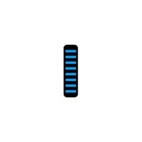 RRP Proguard cable tie - front - sticker - mini - cyan - thumbnail