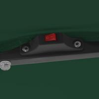 Vierkante Tuinparasol met LED Verlichting 295x245 cm Groen - thumbnail