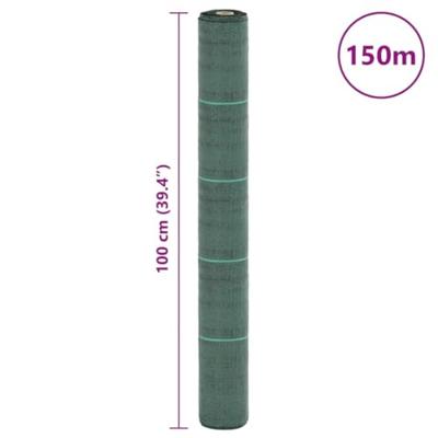 Worteldoek 1x150 m polypropeen groen - thumbnail