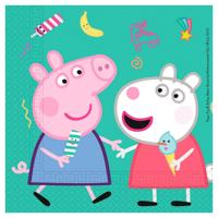 Globos Servetten peppa pig, 16st. - thumbnail