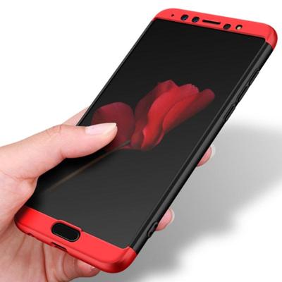 GKK voor Huawei nova 2s drie-lid 360 graad volledige PC beschermende geval back cover(Black)