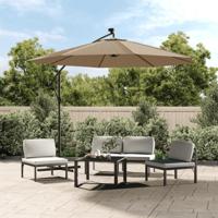 VidaXL Vervangende stof voor zweefparasol taupe 350 cm - thumbnail