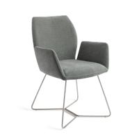 Jesper Home Eetkamerstoel 'Misaki' Beehive Steel, kleur Breezy Blue - thumbnail