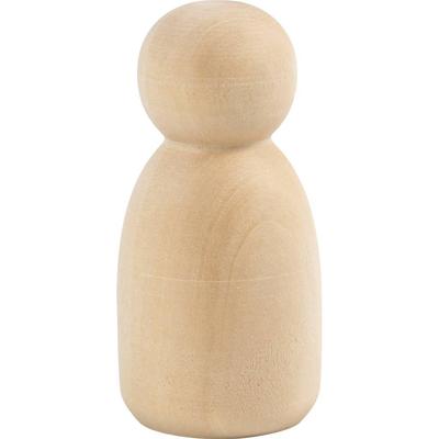 Creativ Company Houten figuur, ovaal, h: 6 cm, 5 stuk/ 1 doos Creativ Company Houten figuur, ovaal, h: 6 cm, 5 stuk/ 1 doos