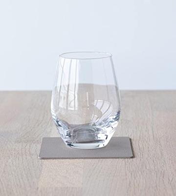 LIND DNA - Glass Mat Square - Onderzetter 10cm Nupo Clay Brown