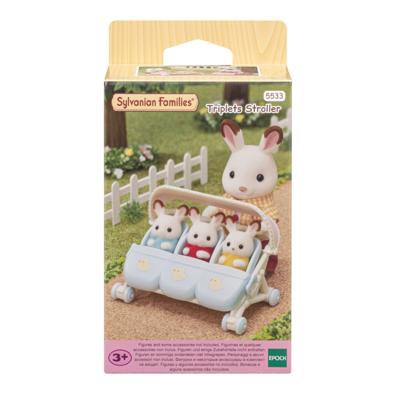 Sylvanian Families 5533 Wandelwagen Drieling Sylvanian Families 5533 Wandelwagen Drieling