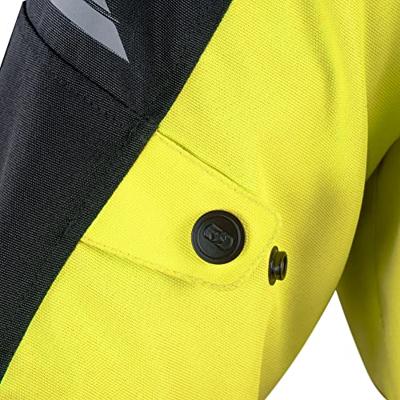 OXFORD "metro 2.0" jas jacket metro 2.0 black/neon yellow gr. l - thumbnail