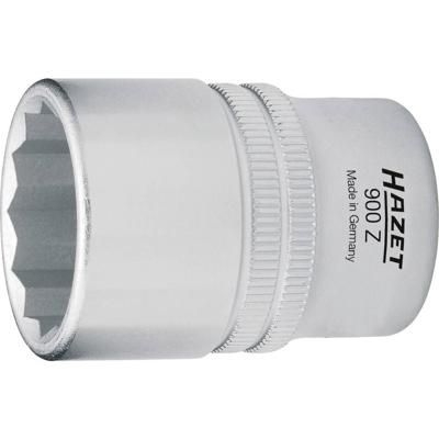 HAZET Dopsleutel 900Z-34 · 1/2 inch (12,5 mm) vierkant hol · Buitentwaalfkant tractieprofiel · SW 34 mm