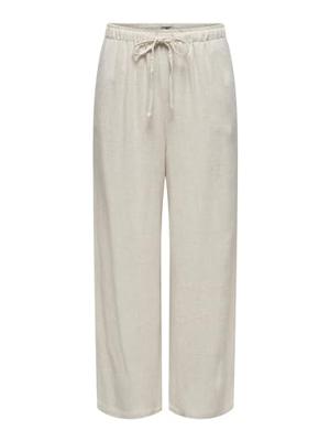 Only Onlsiesta Mw Pull-up Linen Bl Pnt Noos Broek Moonbeam