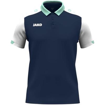 JAKO 6370 Polo Dynamic - Marine/Wit/Munt - XL