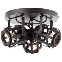 Brilliant SpotsWoodrow 3-lichts antiek zwart - 99403/76 - thumbnail