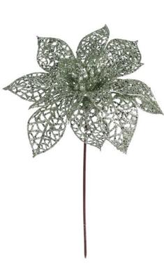 Bloem Steker Pp 21 cm Groen 2As Kerst Nampook - Nampook