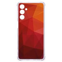 Shockproof Case voor Samsung Galaxy M54 Polygon Red - thumbnail