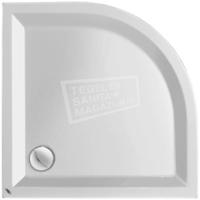 Douchebak Kwadrant Acryl Wit Kwartrond 90x90x4.5cm Radius 55 - thumbnail