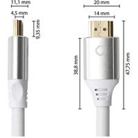Oehlbach: Black Magic MKII Ultra-High-Speed HDMI-kabel 3 meter - Zwart - thumbnail