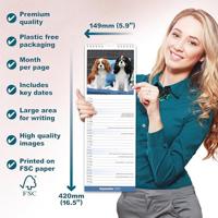 Cavalier King Charles Spaniel Kalender 2026 Slimline - thumbnail