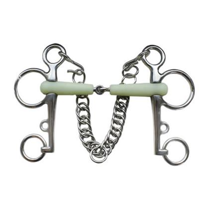 BR Apple Mouth pelhambit 18 mm grijs maat:13.5