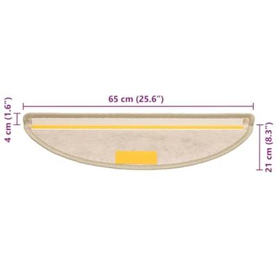 Trapmatten zelfklevend Sisal-Look 30 st 65x21x4 cm lichtgroen