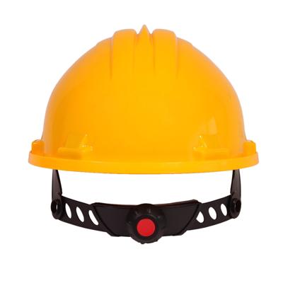 Veiligheidshelm met verstelbare draaiknop - Geel Veiligheidshelm met verstelbare draaiknop - Geel