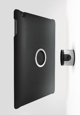 Vogel's TMS 301 wandhouder voor alle Apple iPad 2 + 3, stijf, zwart-zilver