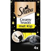 Sheba Creamy Snacks met kip kattensnack (4 st) 6 verpakkingen - thumbnail