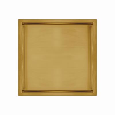 Inbouwnis Qisani Flow Enkel Geborsteld Goud Inbouwnis Qisani Flow Enkel Geborsteld Goud