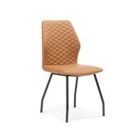 Stoel Louise Oranje - Set van 4 - thumbnail