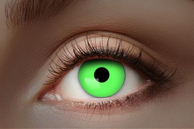 UV Flash Groene kleurlenzen 1 Maand