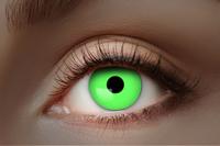 UV Flash Groene kleurlenzen 1 Maand - thumbnail