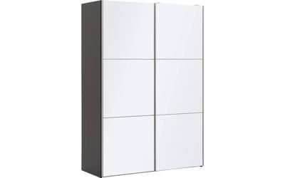 Goossens Kledingkast Easy Storage Sdk, 153 cm breed, 220 cm hoog, 2x 3 paneel glas schuifdeuren Goossens Kledingkast Easy Storage Sdk, 153 cm breed, 220 cm hoog, 2x 3 paneel glas schuifdeuren