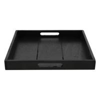 Dienblad S zwart 30x30x3,5cm - thumbnail