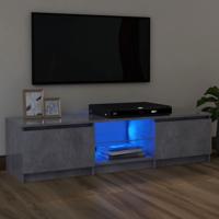 VidaXL Tv-meubel met led-verlichting 120x30x36 cm betongrijs - thumbnail