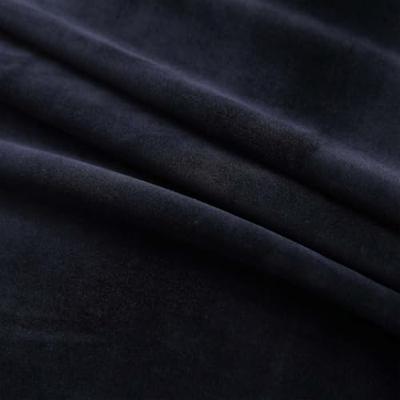 VidaXL Gordijn verduisterend met ringen 2 st 140x175 cm fluweel zwart VidaXL Gordijn verduisterend met ringen 2 st 140x175 cm fluweel zwart