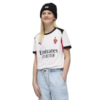 AC Milan Shirt Uit Junior 2025/2026 - Maat 140 - Kleur: Wit | Soccerfanshop