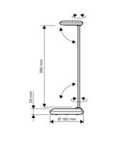 Maul MAULstudy 8201090 LED-tafellamp LED E27 7 W Zwart - thumbnail